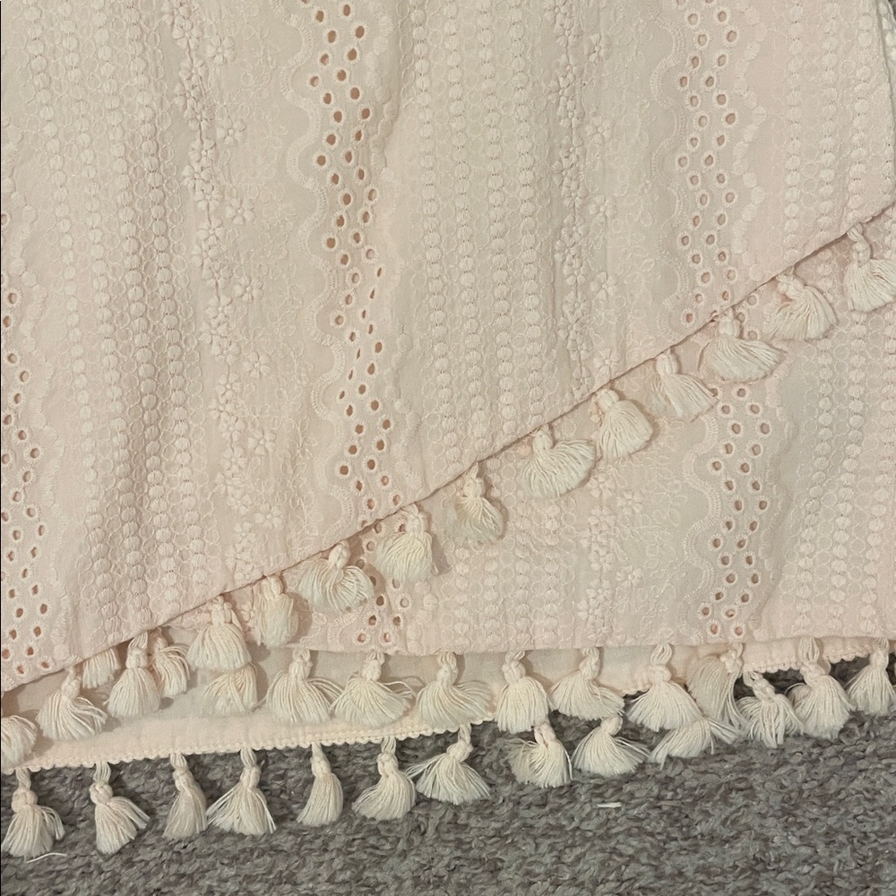 Talori light pink tassel skirt size medium - Picture 2 of 6